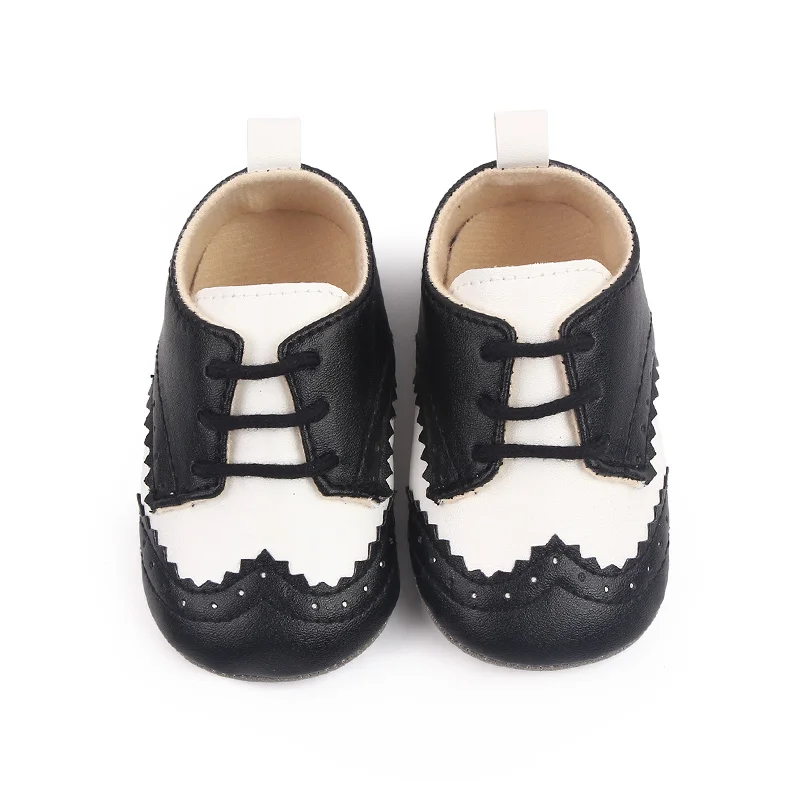 British Design Baby Leather Shoes Spring and Autumn New Soft Bottom Baby Toddler Boy Shoes manufacture