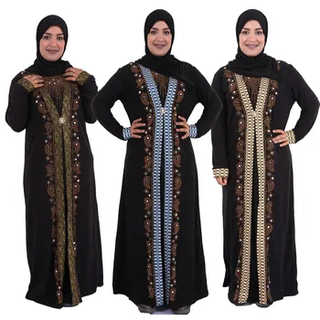 Muslim black women dress Turkish style with stone