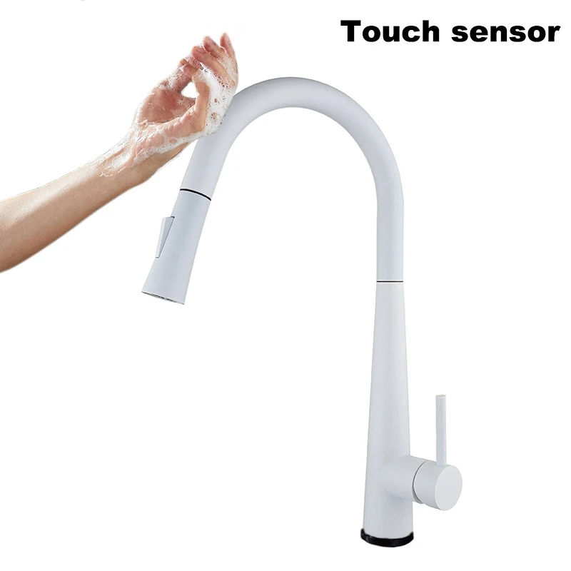 New Design Touch Sensor Kitchen Basin Sink Water Tap Mixer