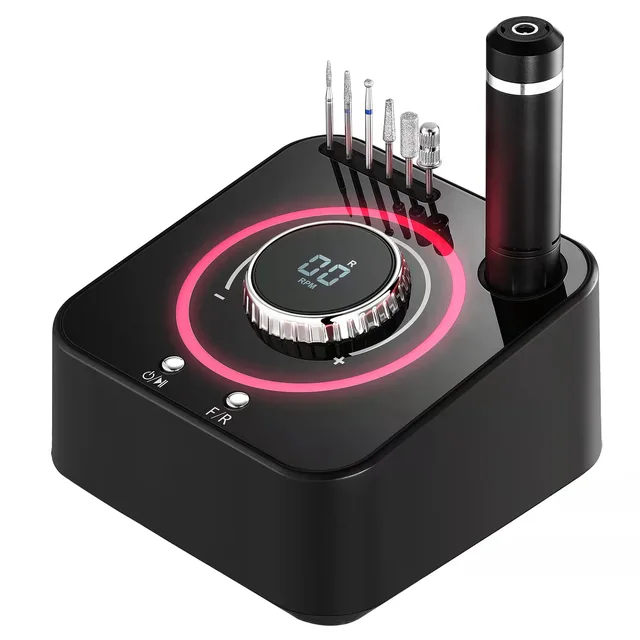 Professional New Nail Drill Machine Electric Manicure Pedicure Nail Polisher 40000RPM Strong Nail Drill