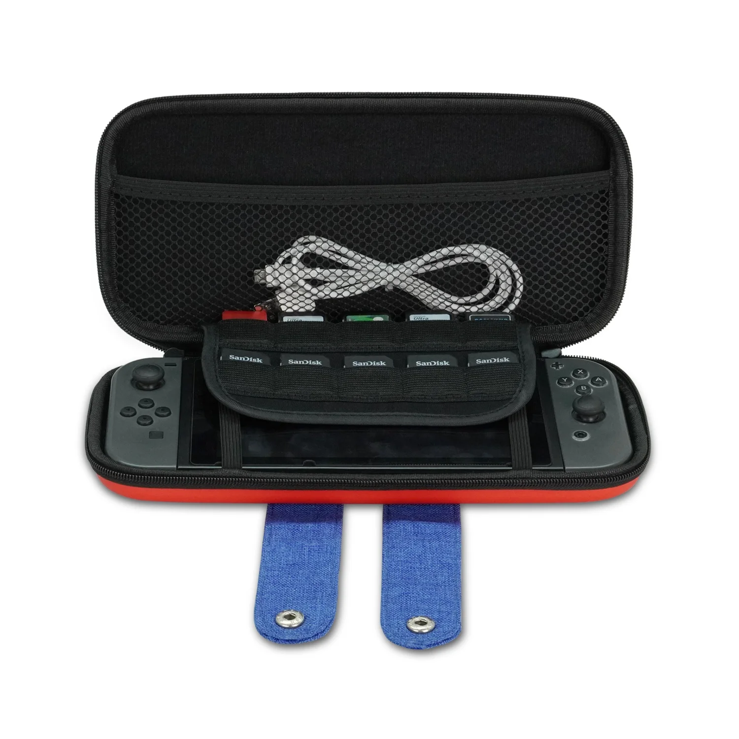 Custom Mario Hard Video Game Player Eva Case For Nintendo Switch Oled ...