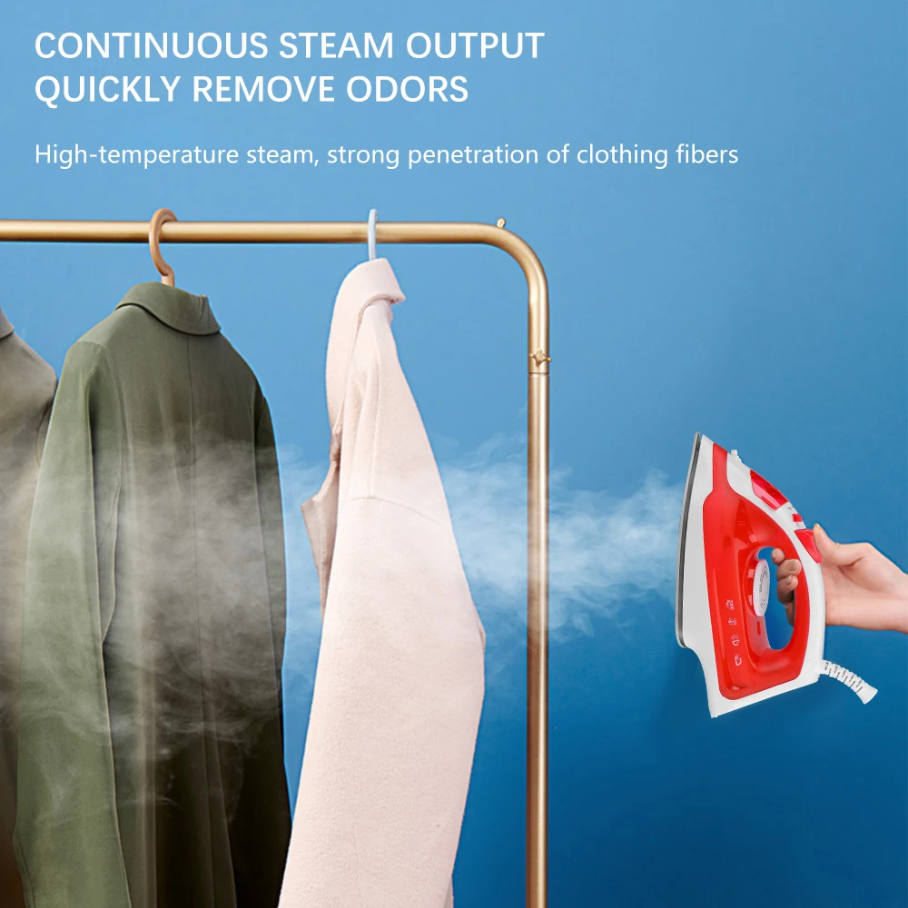 Handheld Electric Steam Iron Pressing Iron Automatic Clothes Ceramic