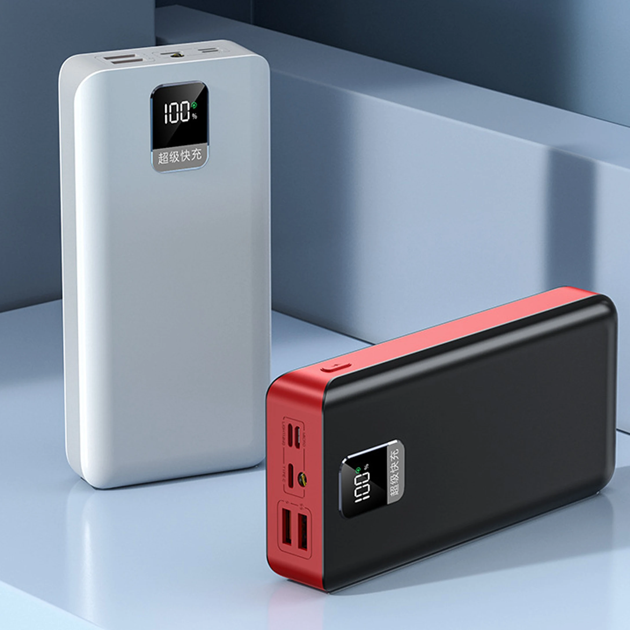 Fast Charger 30000mAh Power Bank Banks Mobile Phone Quick Charger 30000 Mah Powerbank for Mobile Phone