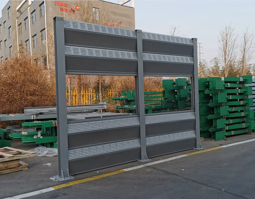 product modern outdoor pvc  acrylic acoustic barrier fence sound wall for highway noise control and reduction-17