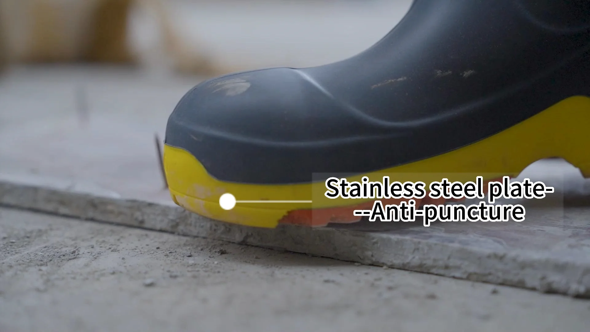 Pinnip Own Brand Train Railway Work Boots Environmentally Friendly Lightweight Impact Resistant