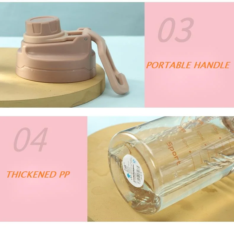 1500 Ml Gym Water Jug Plastic Sports Water Bottle Bodybuilding Gallon