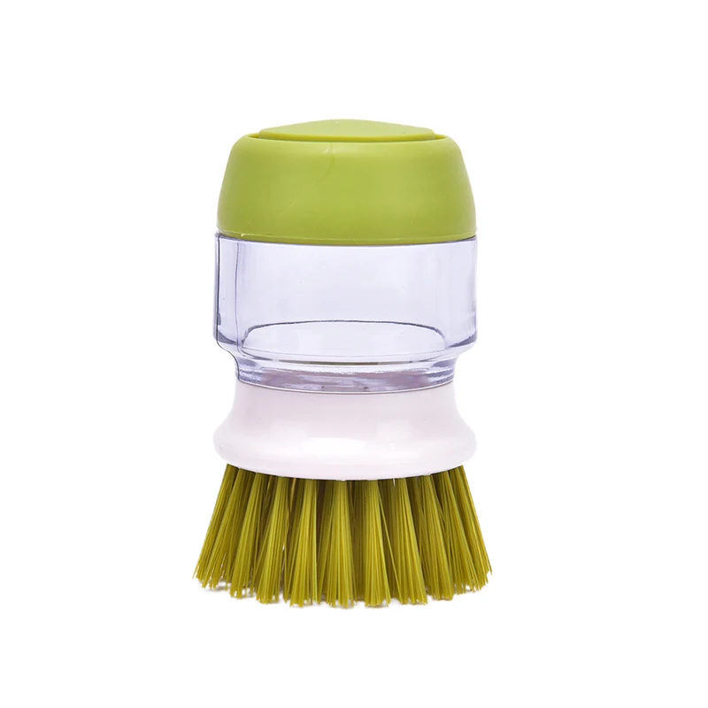 Gulee Soap Dispensing Palm Brush, Kitchen Cleaning Brush Scrubber for  Pot/Dish/Pan/Sink, Good Grips, With Storage Stand 