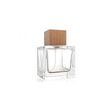 Luxury Factory 50ml Custom Perfume Bottle Perfume Car Bottle Air Freshener With Wooden Cap