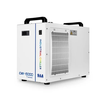 110V 220V Recirculating Air Cooled Industrial Water Chiller For Laser Processing Machine