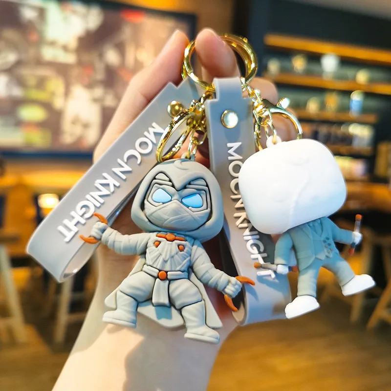 New Moonlight Knight Keychain Car Key Chain Doll Doll Accessories Trend