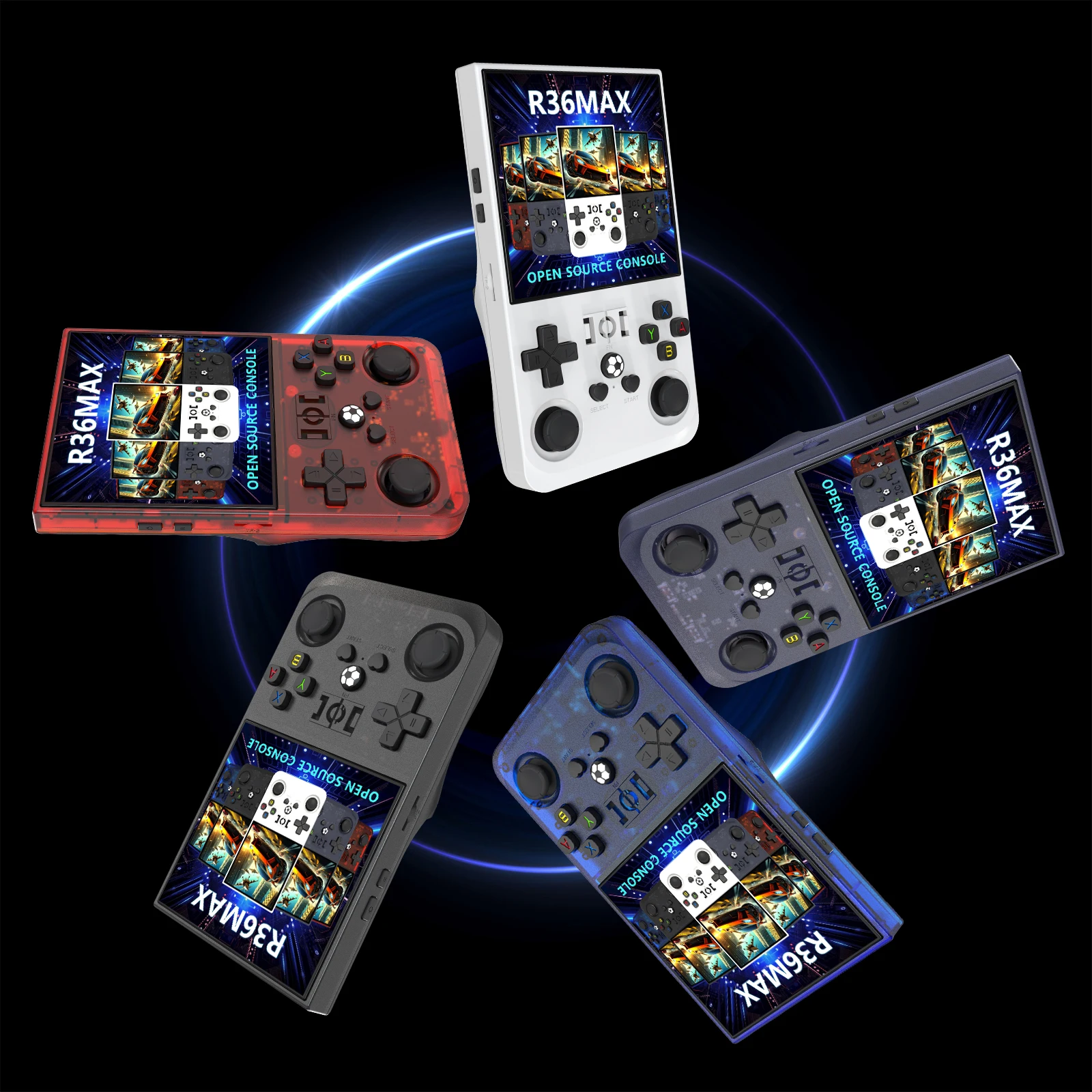 Consola Retro Portátil R36Max Con 128 GB – Sistema Linux, Pantalla IPS De 4 Pulgadas Y 22.000 Juegos