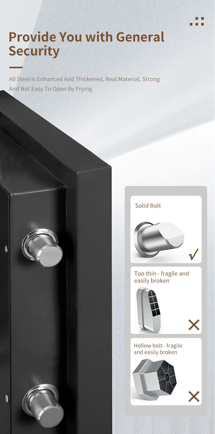 CEQSAFE Safe Box for Store Office Automatic Digital Security Money Fireproof Safe Box manufacture