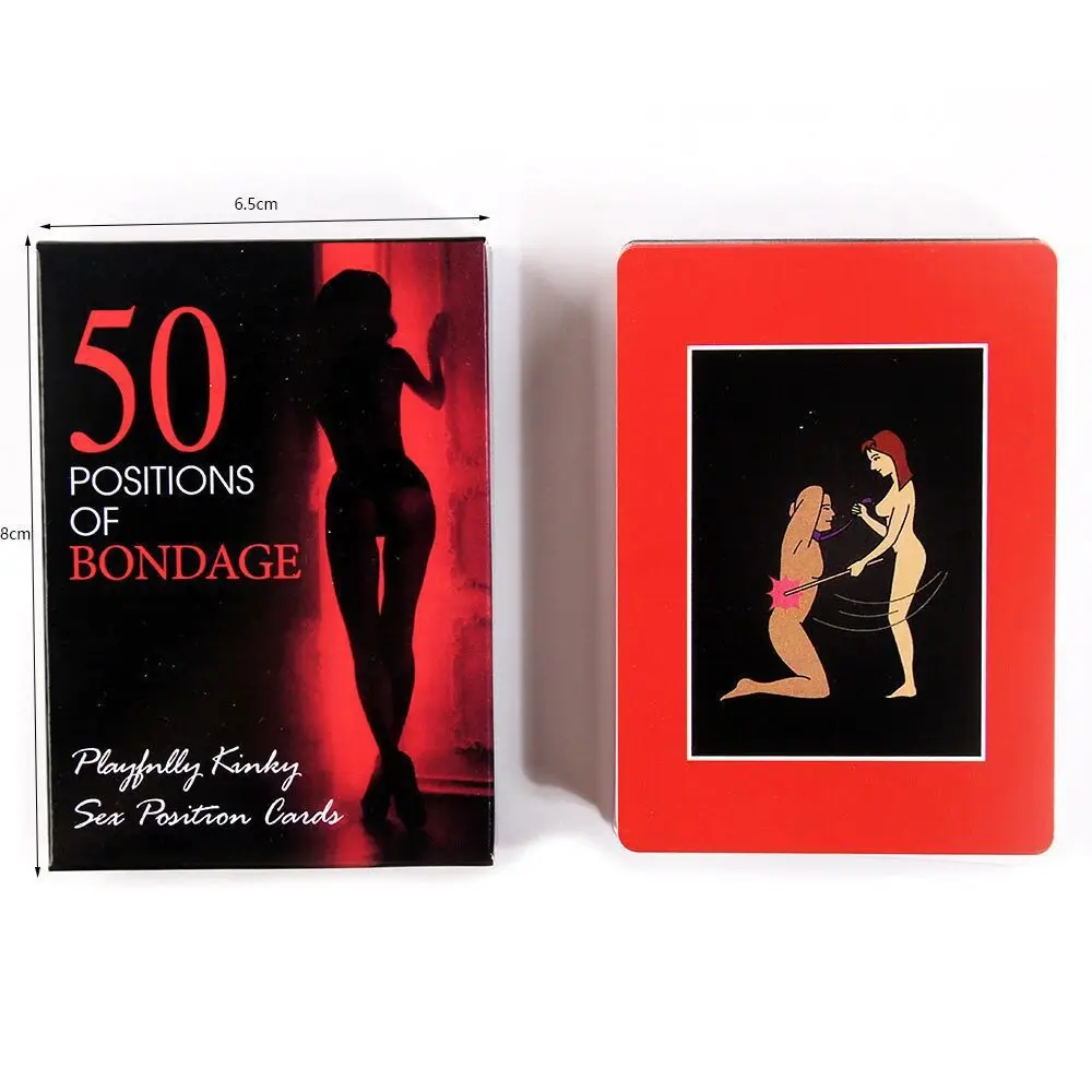 Jeu de Cartes Amusant pour Adultes – Flirt en Chambre, Positions Sexuelles pour Couples