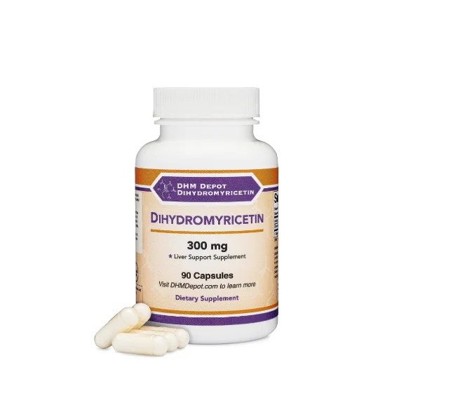 Dihydromyricetin DHM Liver Support Supplement Naturally Obtained from The Oriental Raisin Tree 90 Capsules 300mg
