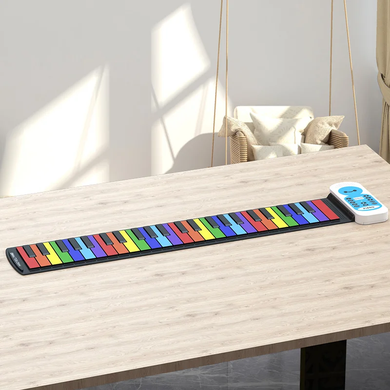 Детская Клавиатура музыкальные игрушки для продажи электронное пианино маленькое цифровое Силиконовое