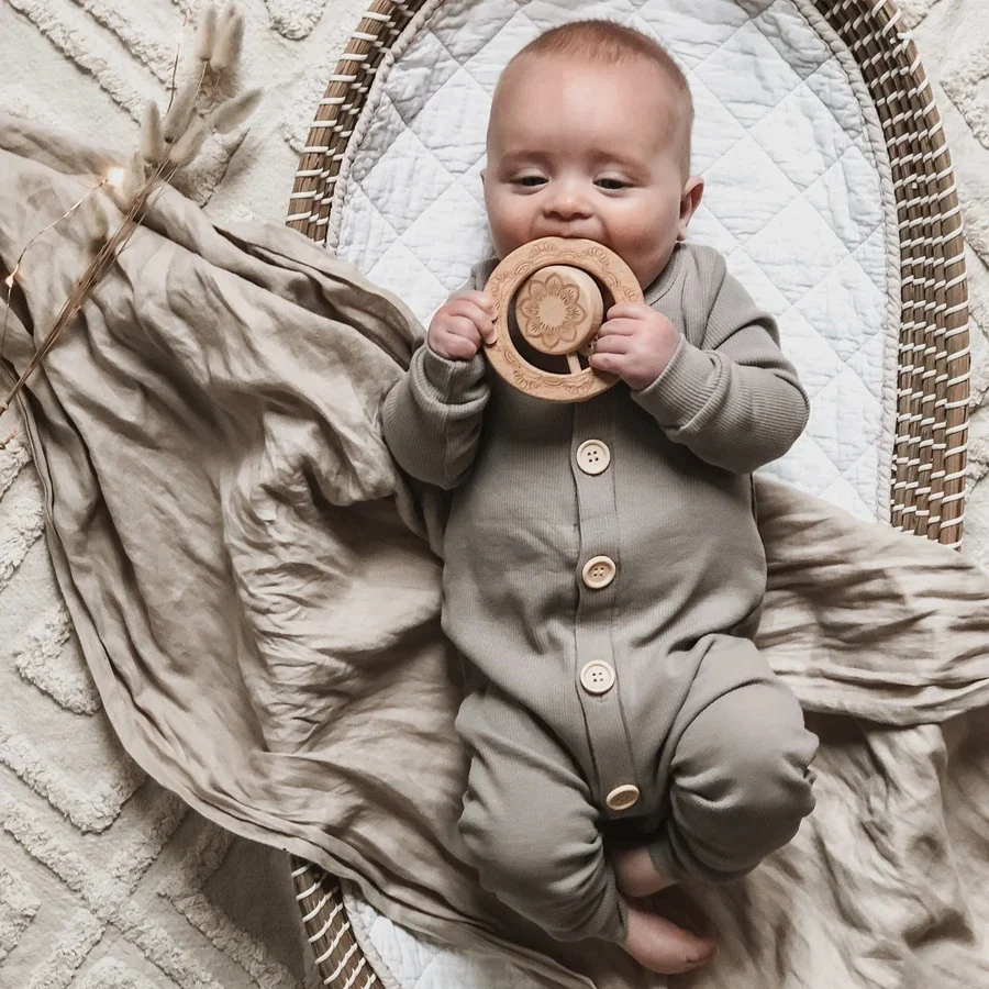 Baby Rompers Summer Solid Infant Boy Onepiece Short Sleeve Newborn