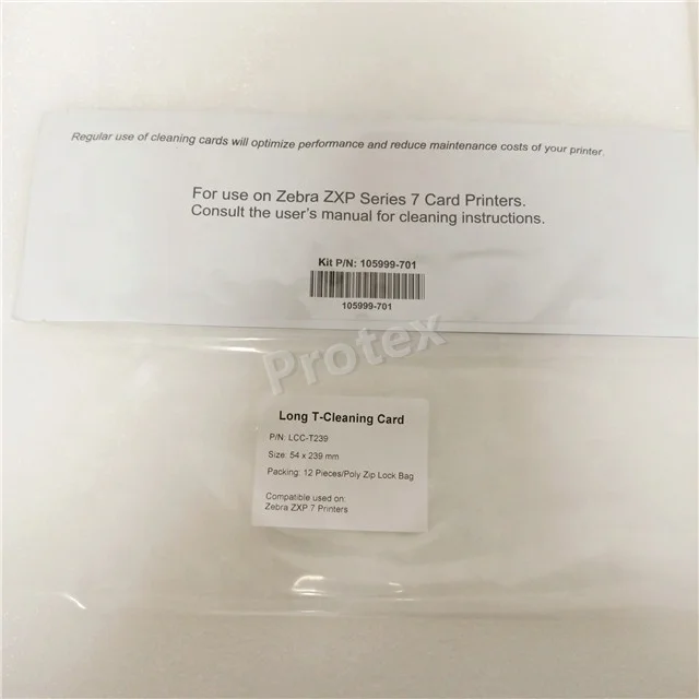 ページ Zebra ZXP7 Card Printer Cleaning It Zebra 105999-701 Cleaning