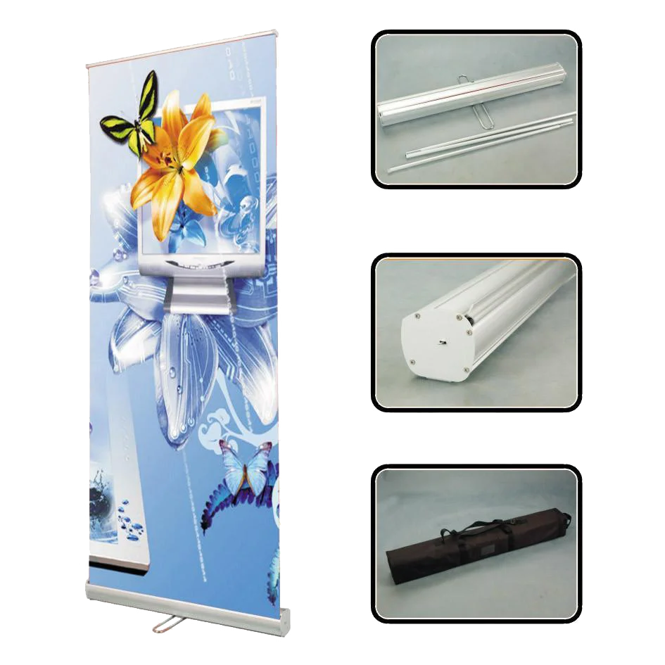 New Style Exhibition Printed Roll up Banner Size in Inches