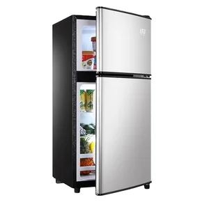BCD-86 Home Appliance 86L Mini Double Door Refrigerator Portable Fridge for Home or Hotel