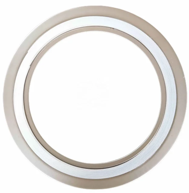 Chinese factory price Spiral wound gasket with 304 or 316 inner ring and outer ring PTFE filled