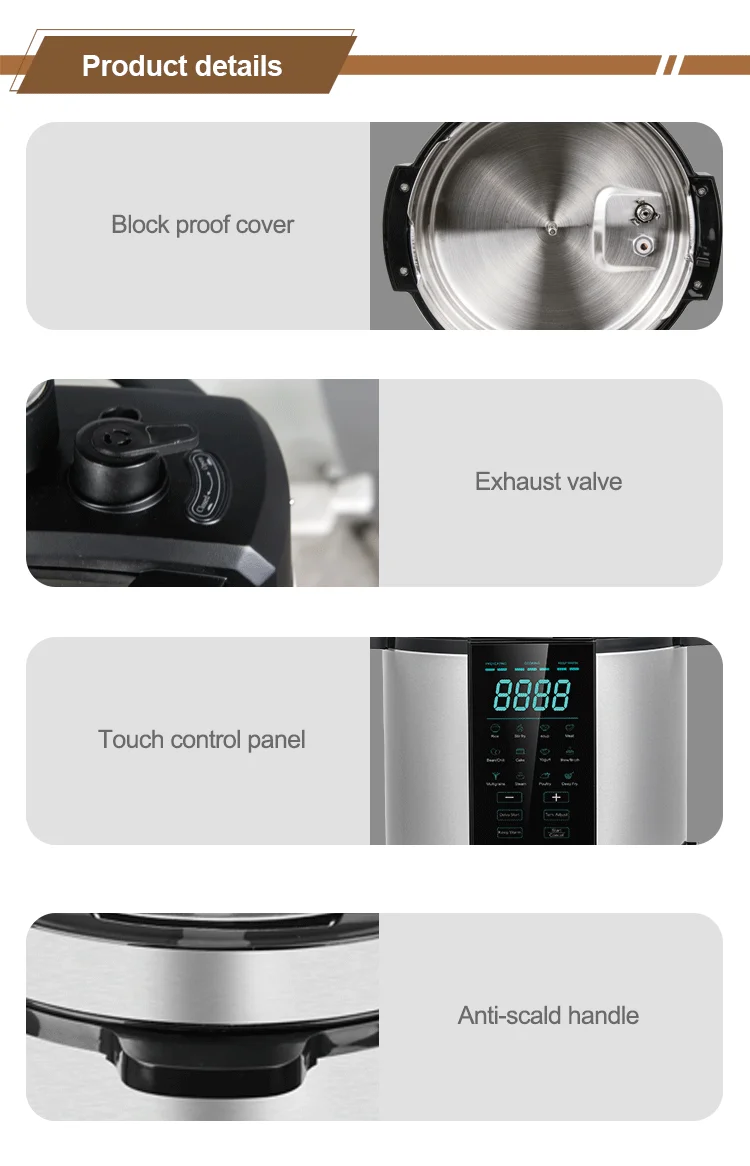Professional Manufacturers Wholesale Household Kitchen Appliances Electric Pressure Cookers 5L6L Large Capacity Rice Cooker 1