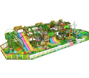 New Design 2022 Kids Playground Customized Jungle Theme Indoor Children Playground Equipment