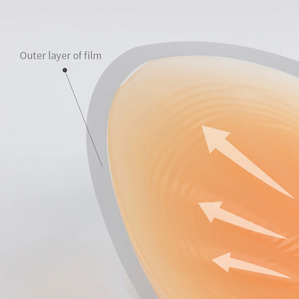 One Piece Triangle Silicone Breast Forms Mastectomy Prosthesis Bra Enhancer Inserts Concave Bra Pads Artificial Breasts