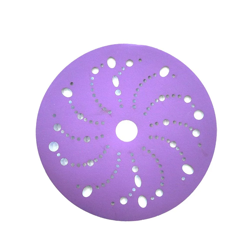 DIPHSON Abrasive Tools Round Sandpaper Flock Sanding Disc Sticky Abrasive Disc Hook and Loop Sanding Disc
