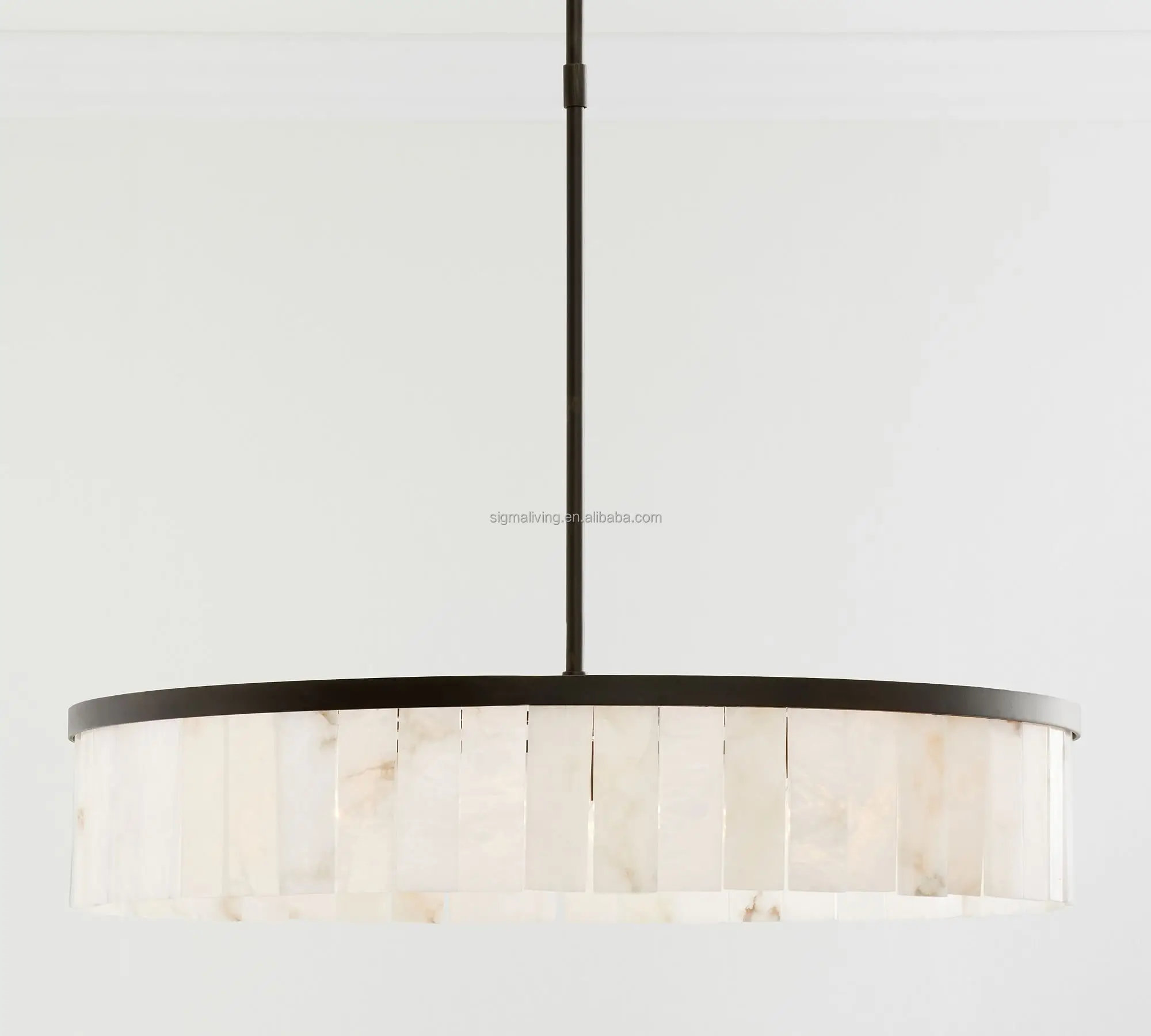 chandelier light luxury light tile round chandelier