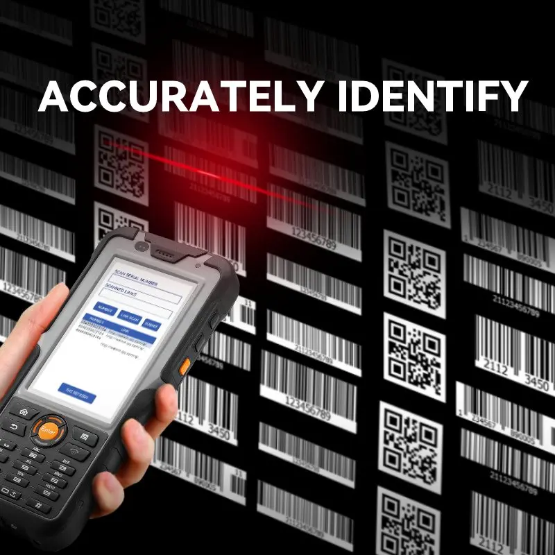 HUGEROCK R50UB промышленный Прочный планшетный ПК android Портативный КПК ip66 считыватель штрих-кода qr-кода с 4 5