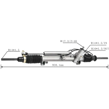 Hot Selling OEM Electric Steering Rack Hydraulic Power Steering Rack for PEUGEOT 405 4000.N2