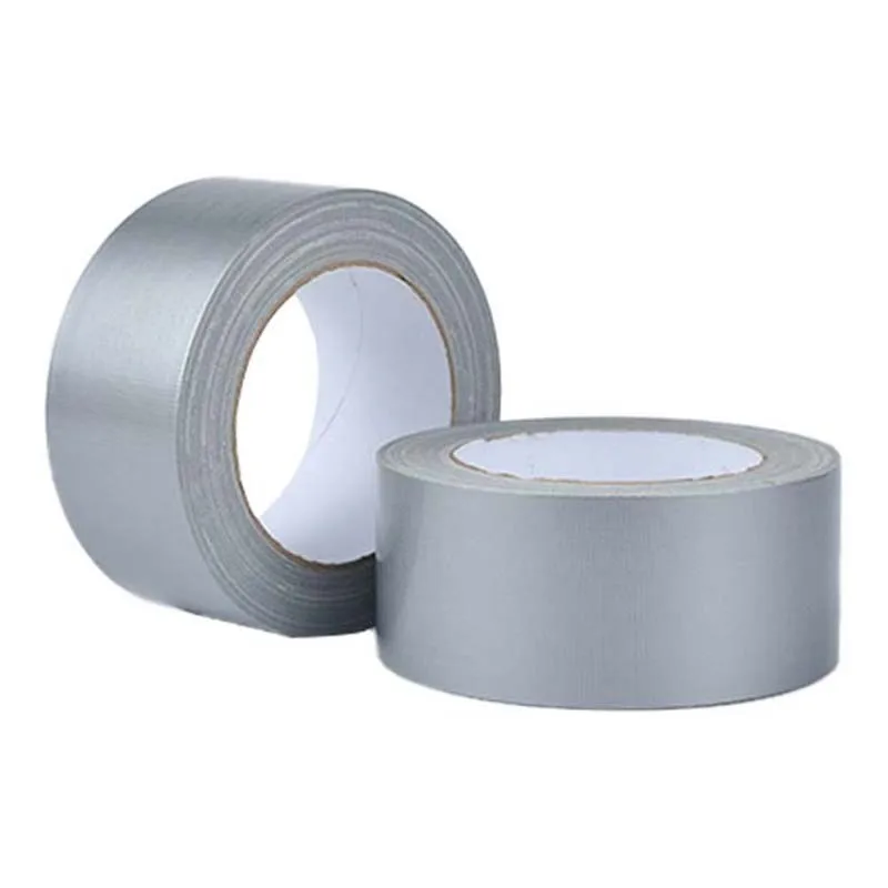 Packing Sealing Hot Melt Seal 190MIC Duct Silver Waterproof Color Book Binding Adhesive Cloth Tape