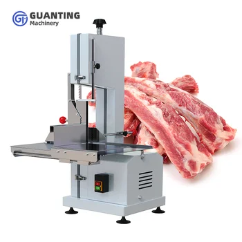 New type small meat band saw  Electric  meat cutting band saw commercial meat bone saw machine