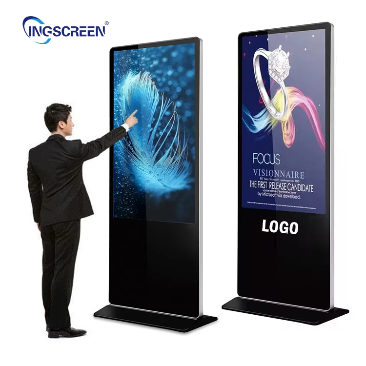 INGSCREEN 4mm Pixel Pitch LCD Monitor Elevator Retail Store Shopping Mall Counter Display Digital Signage Advertising Screens