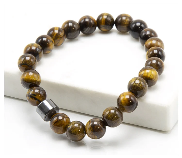 Wholesale Healing Stone Beads Bracelet Natural Gemstone Picasso Jasper ...