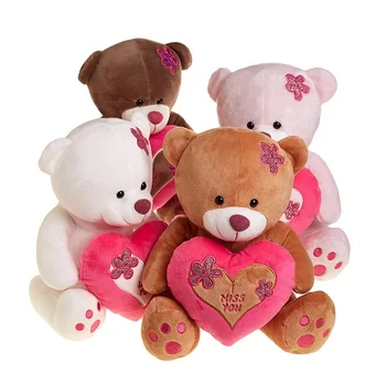 2022 Baby Plush Toy Kids Girl Gifts Teddy Bear Wholesale Plush Love Valentine Day Gift Toy Soft Stuffed Plush Teddy Bear