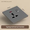 1Gang+Universal Socket