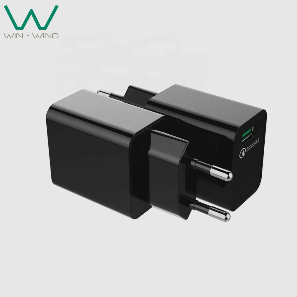 Usb Uk Plug Wall Charger QC 3.0 5V/9V/12V 18W USB Charger US EU AUS UK PLUG
