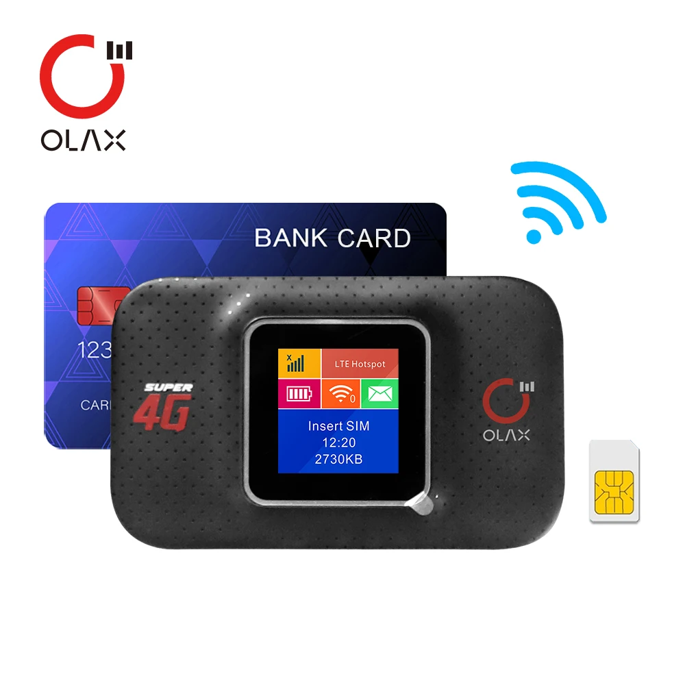Modem WiFi OLAX MF982 Pocket Wifi Mobile 4G LTE 3000mah Hotspot Mifis Router