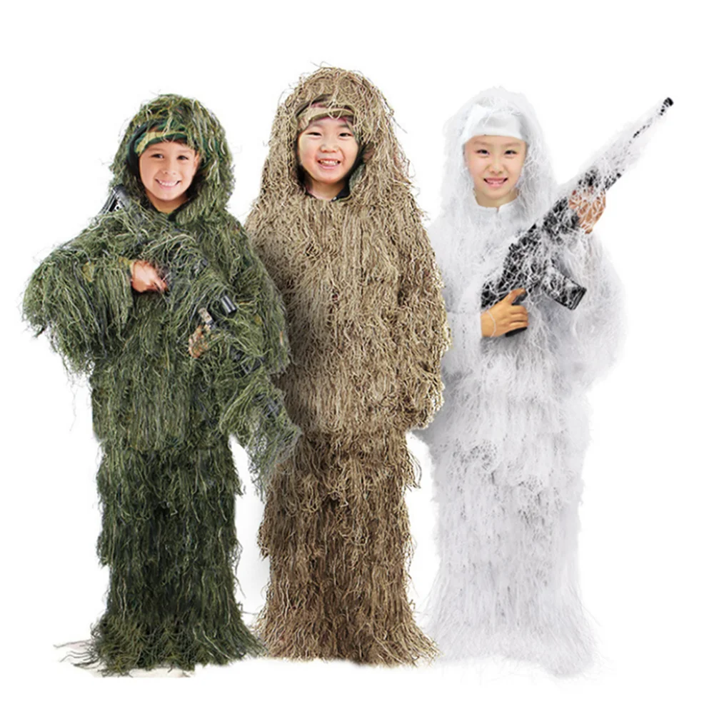 Wasserdicht Tactical Camouflage-Jacke keucht Ghillie Suit Set für die Jagd 