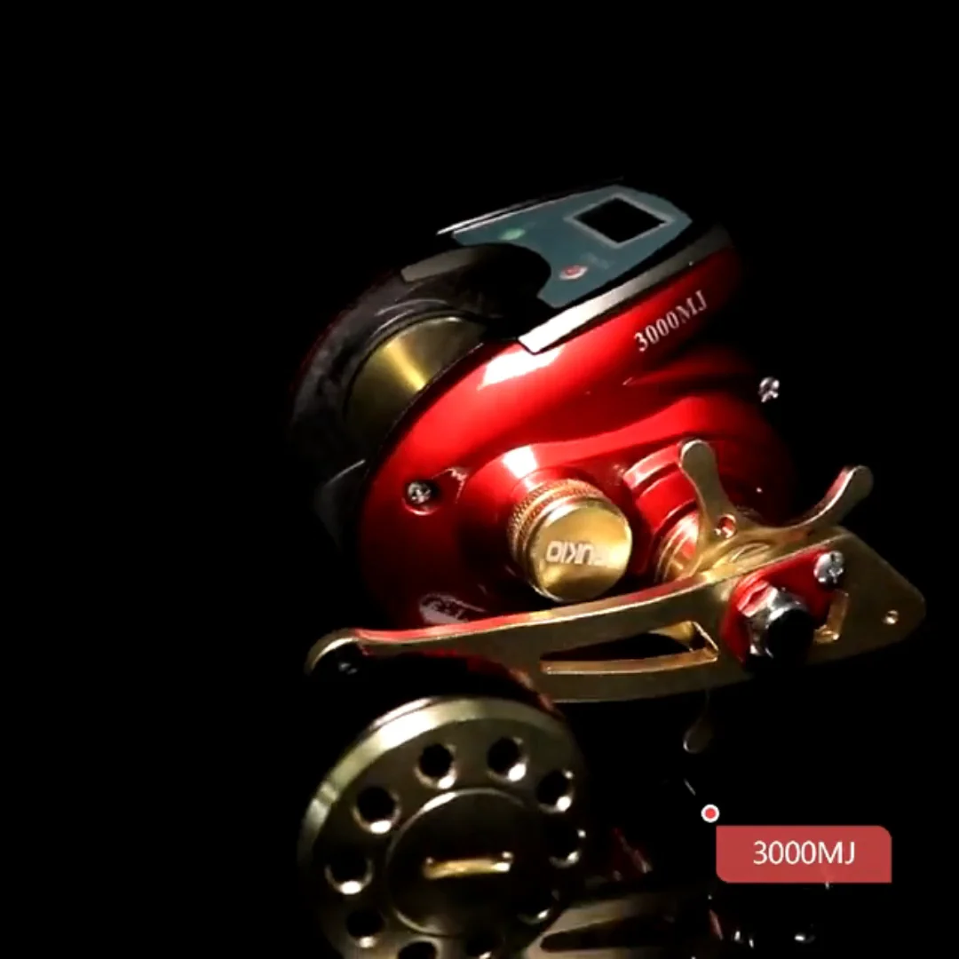 20kg Drag Power Cold Light Display Brake Electric Reels Big Game Electric Deep Sea