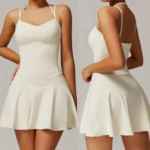 2026 New Style High Quality Gym Fitness Set Women Golf Tennis Skirt Set Women's Quick Dry Fitness Tennis Wear Girl