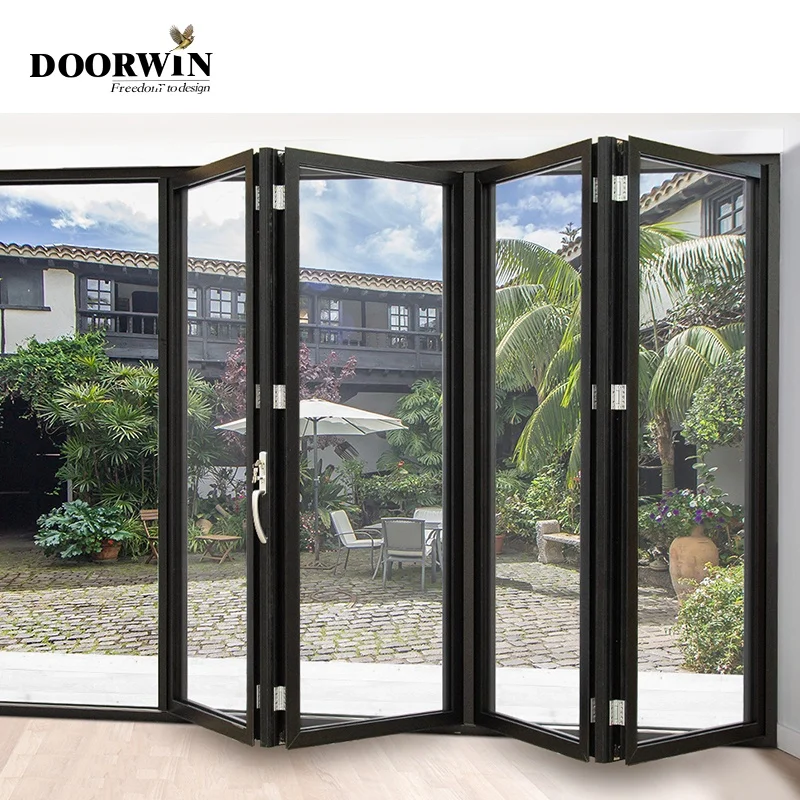 Sliding Glass Accordion Doors With The Screenss Hurricane Impact Bi