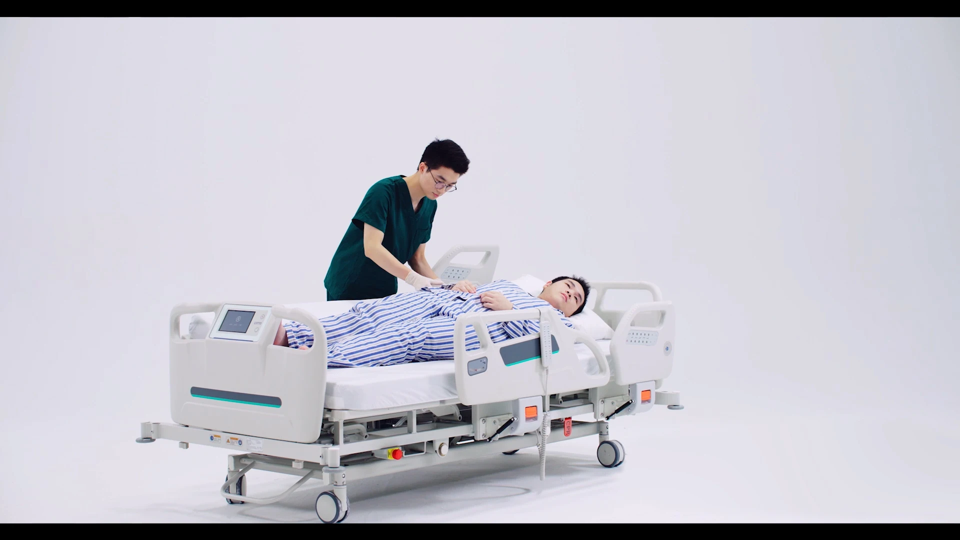 Fully Electric Automatic & Adjustable Hospital Bed for ICU Patients with Turnover Tilt & Sitting Care Features supplier