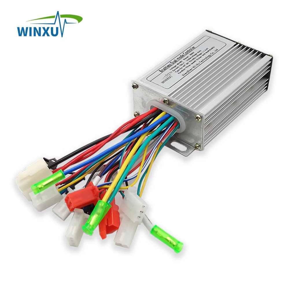 High Quality 350W 18A 15A 24V 36V 48V DC Brushless Motor Drive Speed  Universal Controller for Electric Bike Scooter Repair