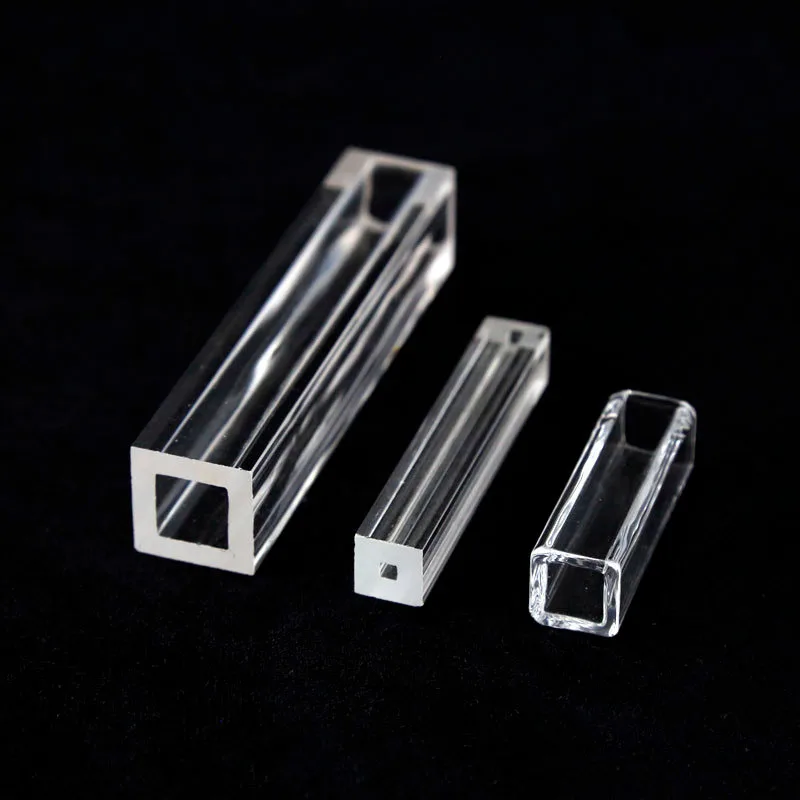 Индивидуальная микро кварцевая стеклянная реакционная квадратная трубка капиллярные кварцевые открытые стеклянные цилиндры трубки капиллярная