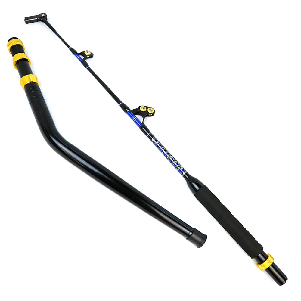 deep drop fishing pole Star Rods Handcrafted 50LB Bent Butt Rod they maintain a level of sensitivity that is crucial for detecting the subtlest of bites in the depths of the ocean deep drop rod - The