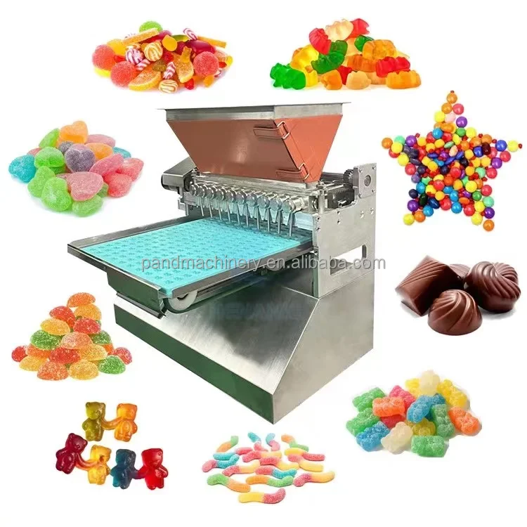 High Speed Mini Hard Candy Pouring Machine/jagger Candy Forming Mchine/small Ball Candy Gelatin Depositor - Image 3