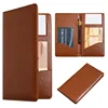 Brown with transparent card pouch