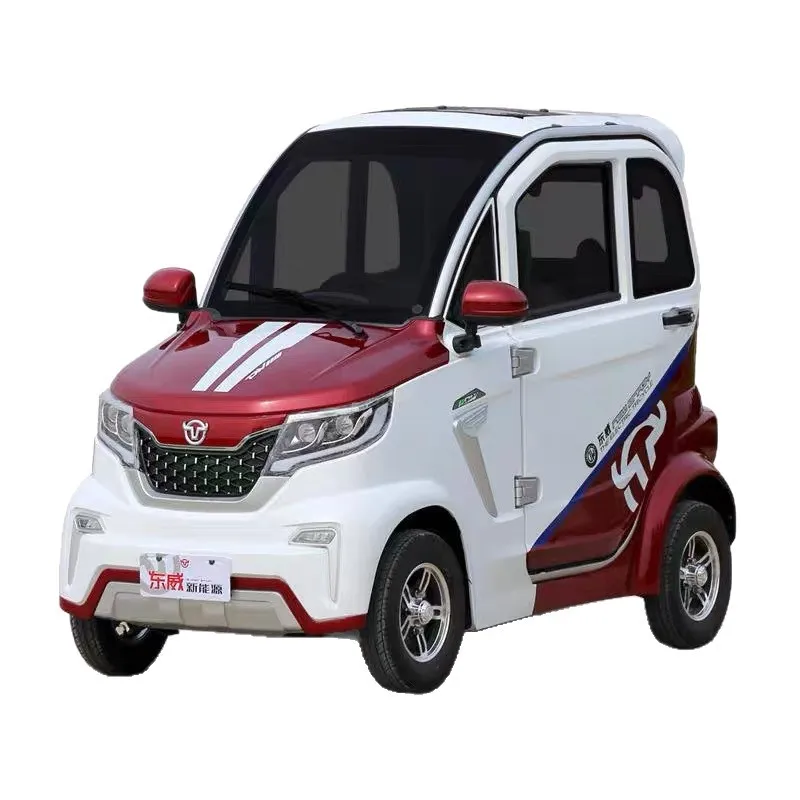 Newest 4-Seater Mini Electric Car Chinese New Energy 4-Wheel Pickup Automatic Gearbox Left Steering-Popular 4-Wheel Electric Car